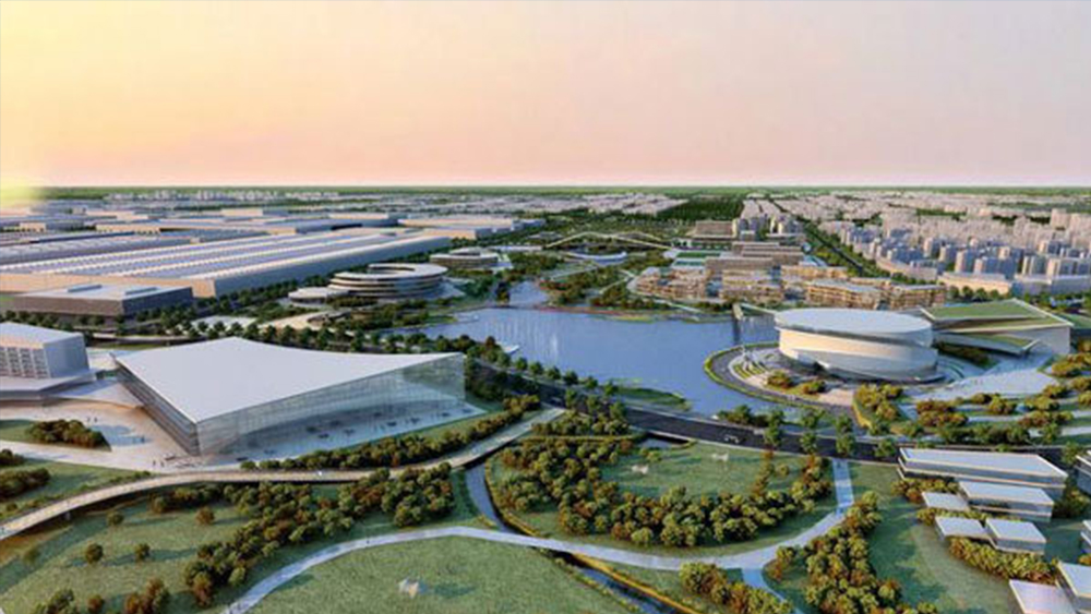 蔚来汽车"第二工厂"位于合肥新桥智能电动汽车产业园区 - 宝钢彩钢板